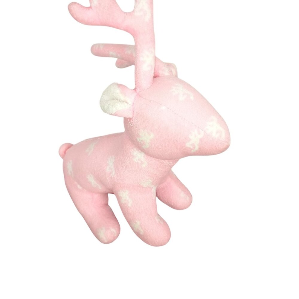 Browning Camo Pink Plush Reindeer Toy With White Antlers &‎ Ears